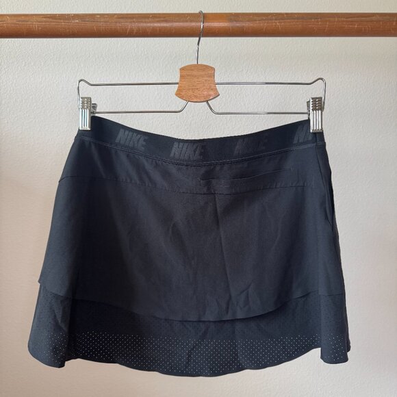 Nike Pickleball Skirt • Black • Women’s Small Lightweight Mesh Style 725776-010 - Picture 5 of 8
